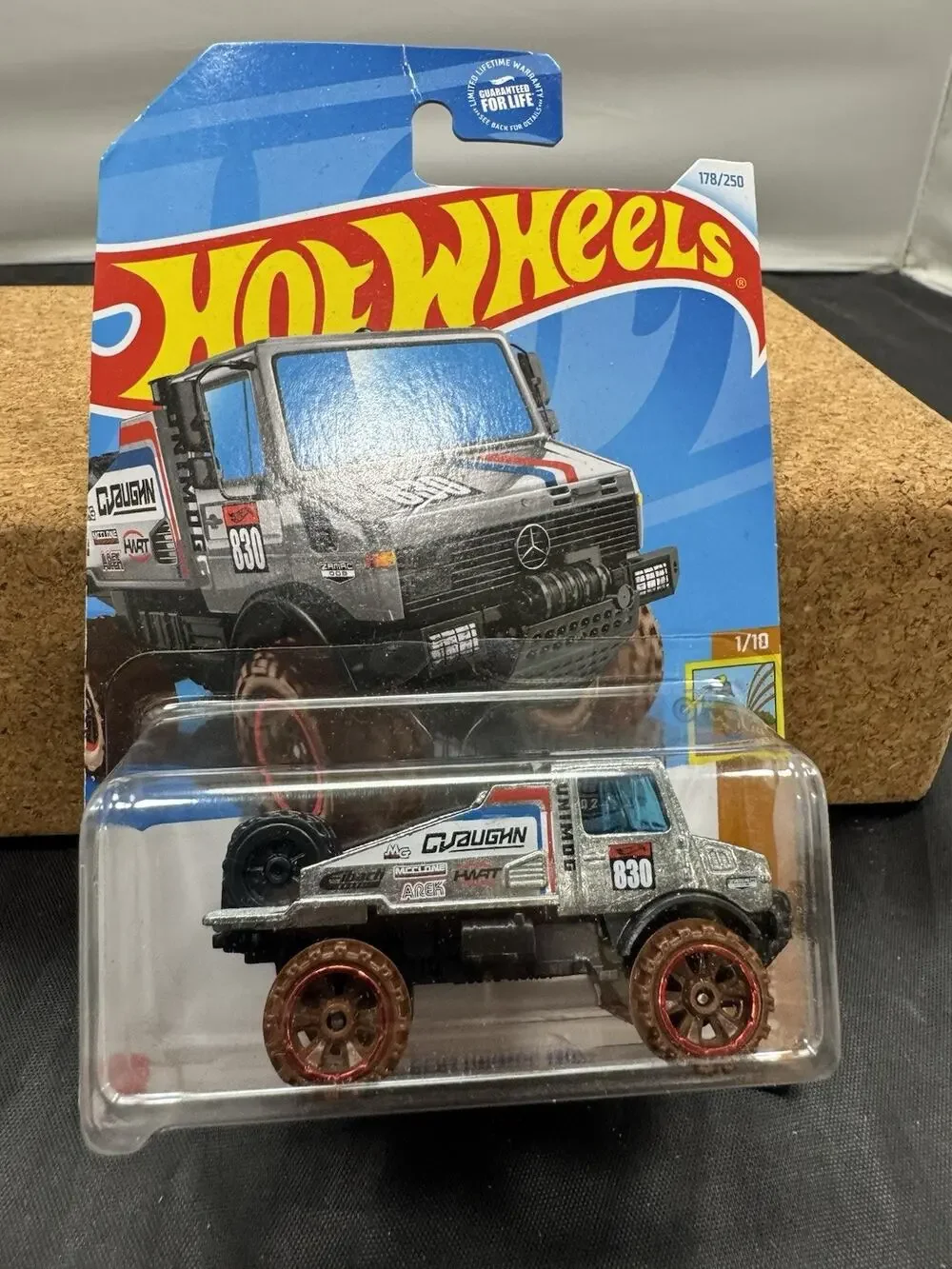 2024 Hot Wheels Mercedes-Benz Unimog 1300L ZAMAC Walmart Exclusive HW Dirt 1/10